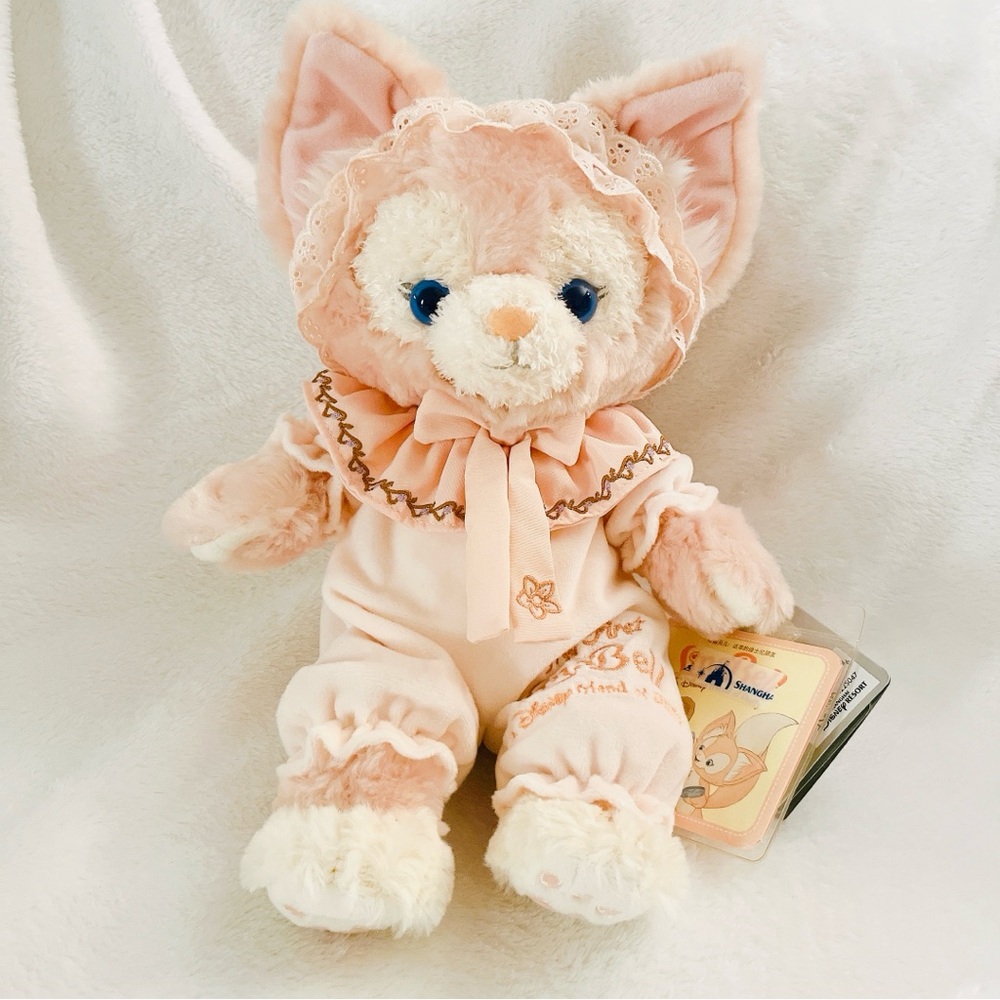 New Duffy Friends Shanghai Disney 2023 LinaBell 9" Pink Pajama plush mascot